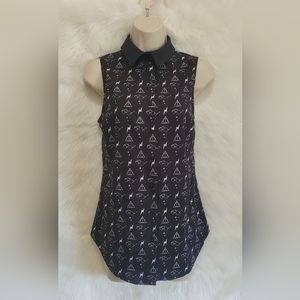 Black Milk Magical Icons Dress  Shirt Harry Potter Top Size XS deathly hallows